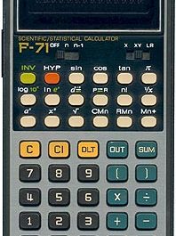 Canon Palmtronic F-71 Calculator