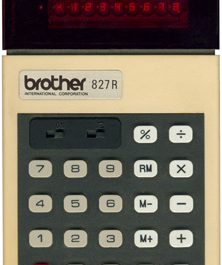 Brother 827R Calculator