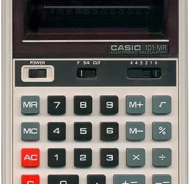 Casio 101-MR Calculator