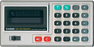 Casio Deluxe Memory Calculator