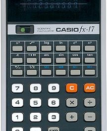 Casio FX-17 Calculator