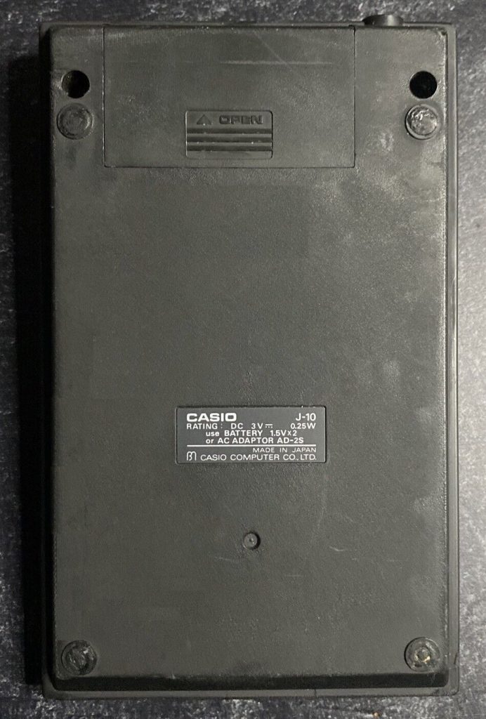 Casio J-10 Calculator Battery