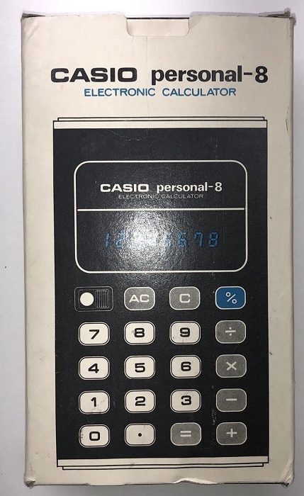 Casio Personal 8 Calculator Box