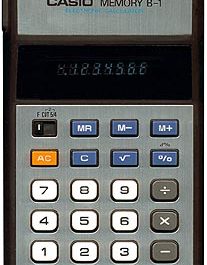 Casio Memory B-1 Calculator
