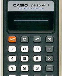 Casio Personal-I Calculator
