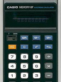 Casio Memory 8F Calculator
