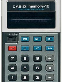 Casio Memory 10 Calculator