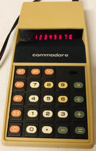 Commodore 887D Calculator Display