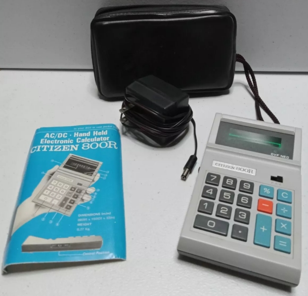 Citizen 800R Calculator Case Manual