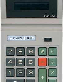 Citizen 800R Calculator