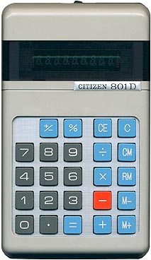 Citizen 801D Calculator