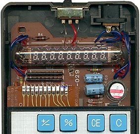 Citizen 801D Calculator Inside