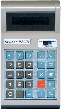 Citizen 830R Calculator