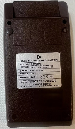 Commodore P50 Battery